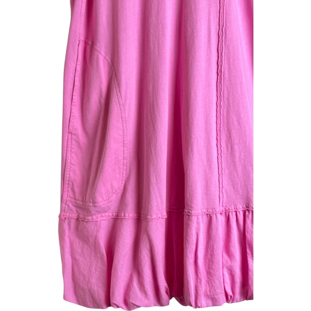 Daily Practice By Anthropology Bubble Hem Mini Dress Pink Women's Size XL - Picture 4 of 7